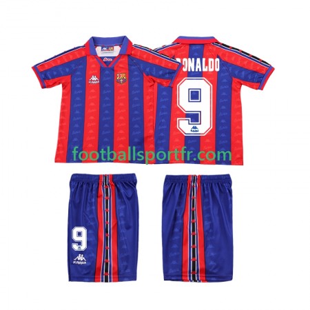 Tenue FC Barcelone Ronaldo Retro Enfant Domicile 1996 1997 Maillot de Foot Tenue FC Barcelone Ronaldo Retro Enfant Domicile 1996 1997 Maillot de Foot